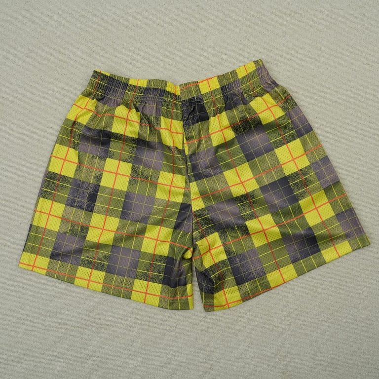 Eric Emanuel EE Basic Short Yellow/Black Plaid - 8
