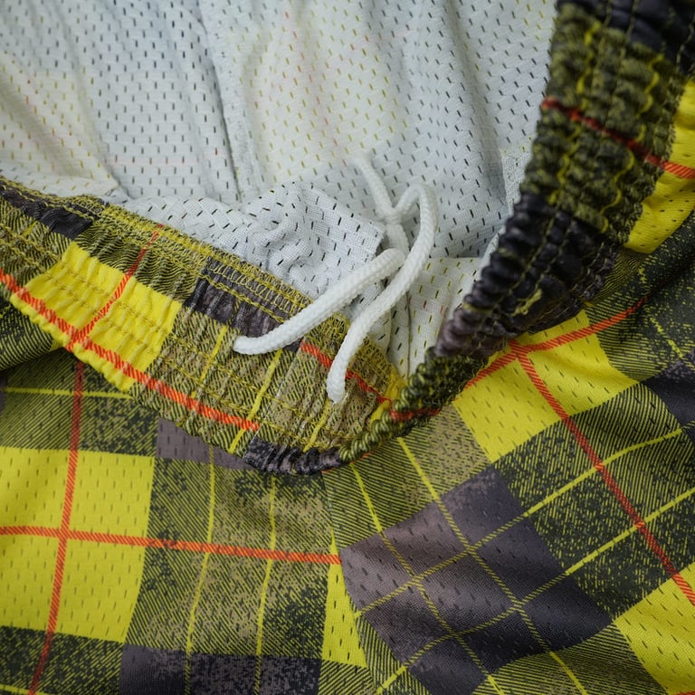 Eric Emanuel EE Basic Short Yellow/Black Plaid - 9