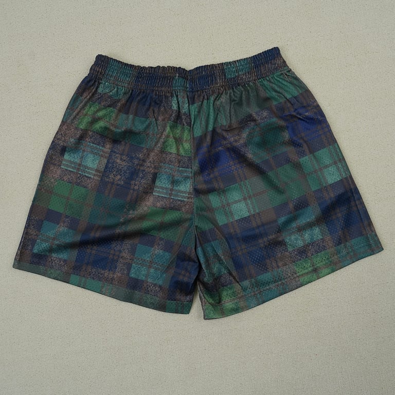 Eric Emanuel EE Basic Short Green/Black Plaid - 12