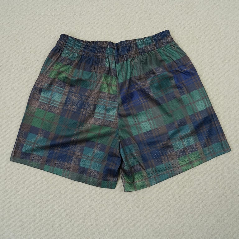 Eric Emanuel EE Basic Short Green/Black Plaid - 13