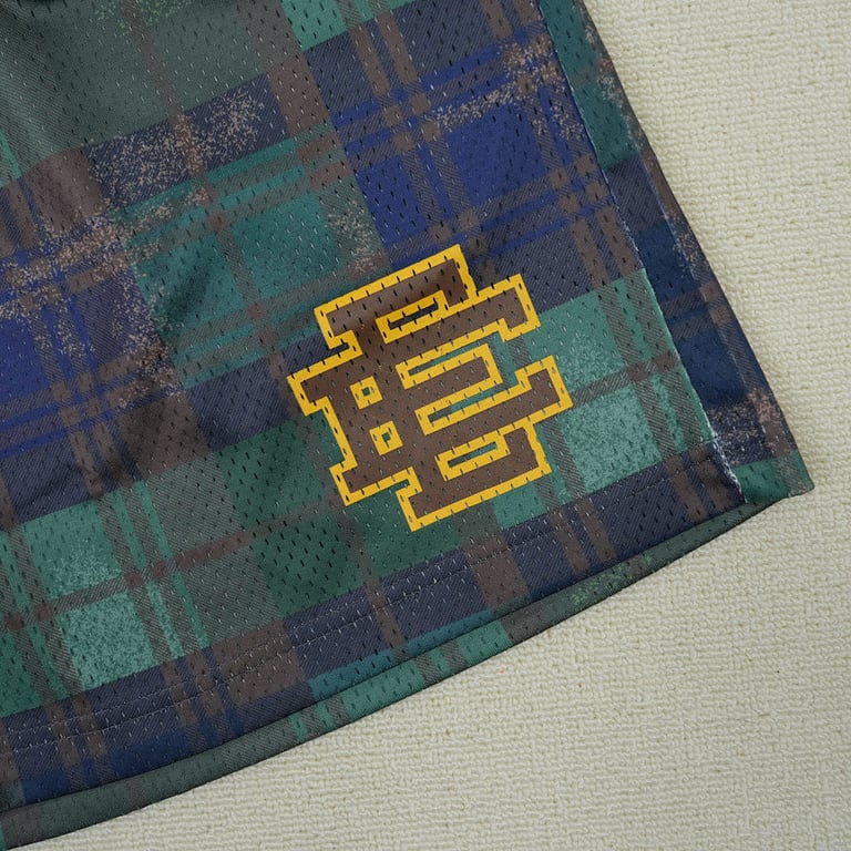 Eric Emanuel EE Basic Short Green/Black Plaid - 5