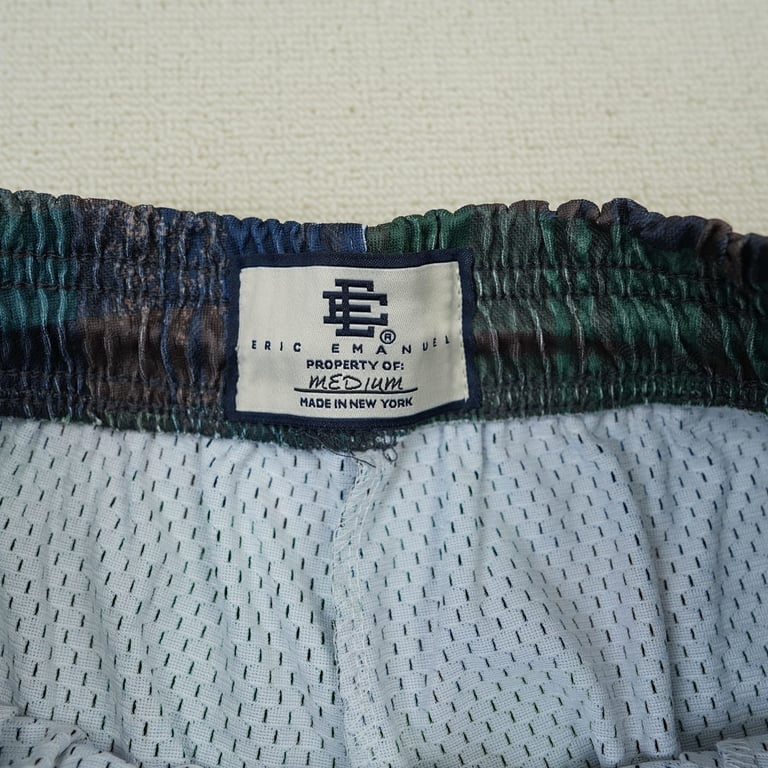 Eric Emanuel EE Basic Short Green/Black Plaid - 6