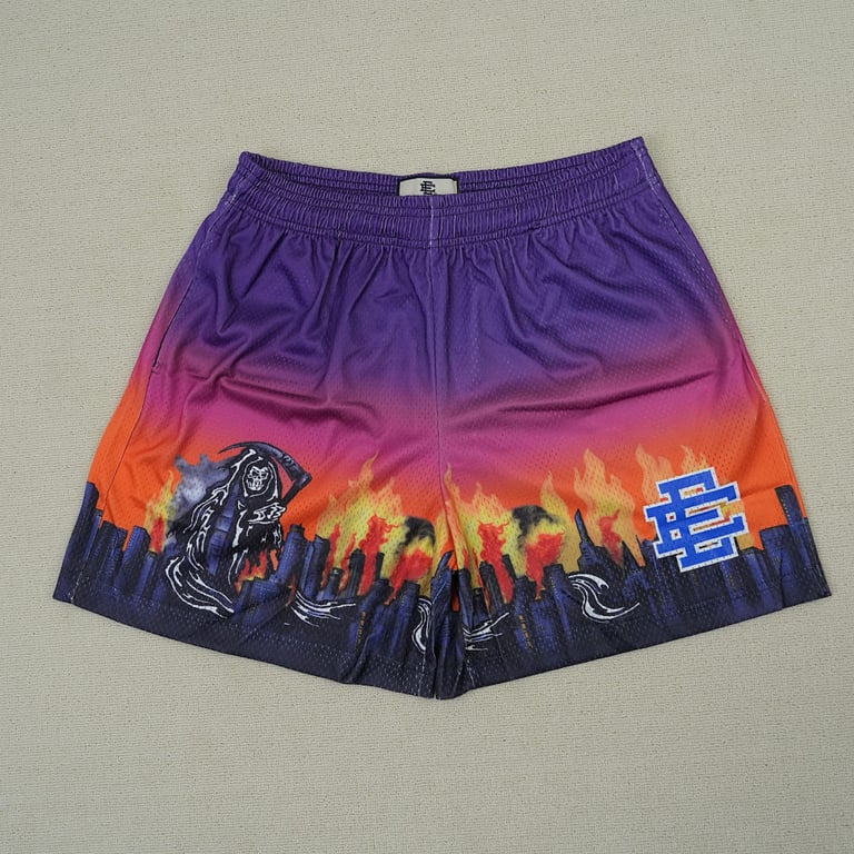 Eric Emanuel x Warren Lotas Mesh Shorts Multicolor - 5