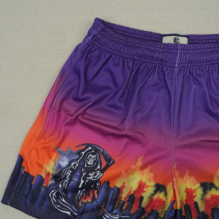 Eric Emanuel x Warren Lotas Mesh Shorts Multicolor - 8