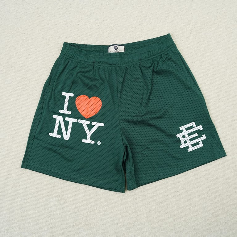 Eric Emanuel EE I Love New York Short Green/White - 5
