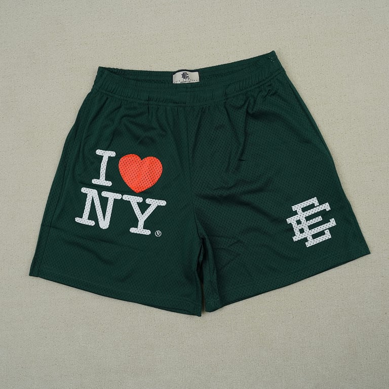 Eric Emanuel EE I Love New York Short Green/White - 7