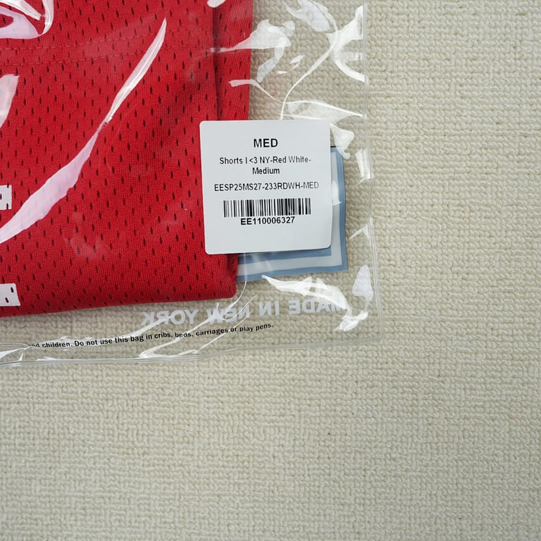 Eric Emanuel EE I Love New York Shorts Red/White - 4