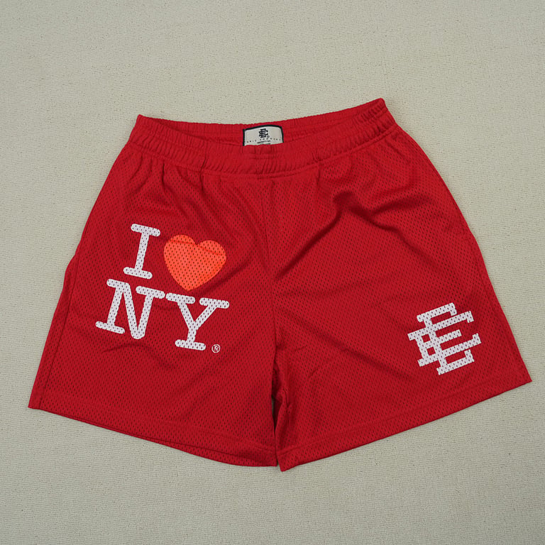 Eric Emanuel EE I Love New York Shorts Red/White - 5