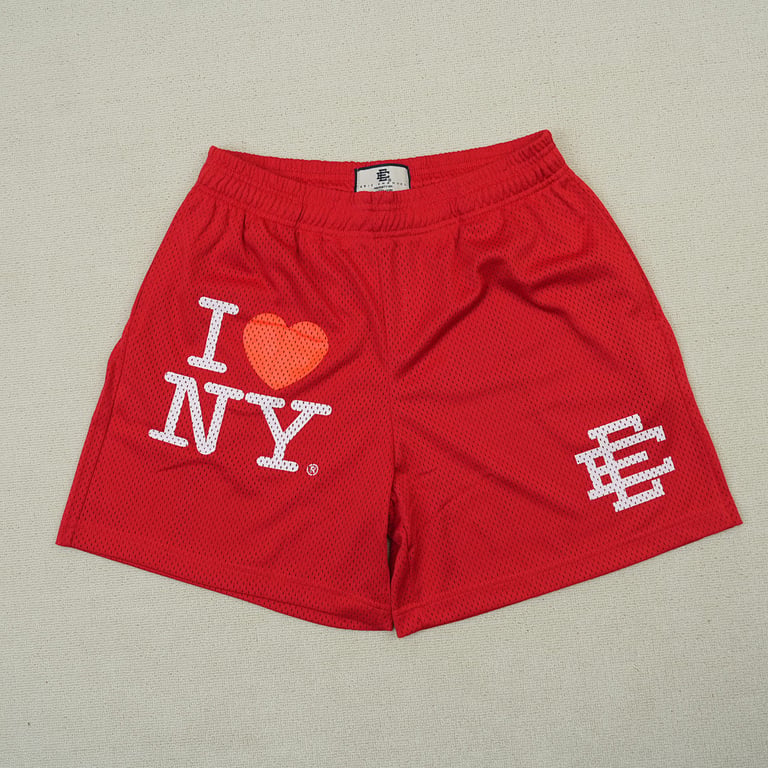 Eric Emanuel EE I Love New York Shorts Red/White - 6