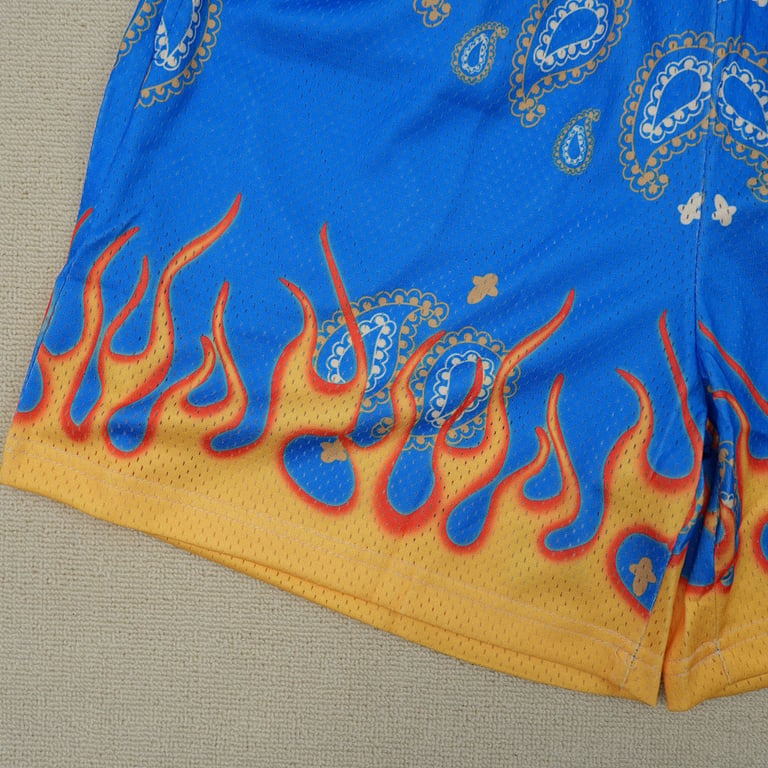 Eric Emanuel EE Basic Short Blue Paisley Flame - 11