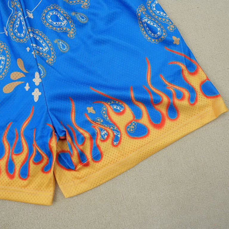 Eric Emanuel EE Basic Short Blue Paisley Flame - 15