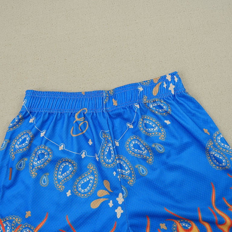 Eric Emanuel EE Basic Short Blue Paisley Flame - 6