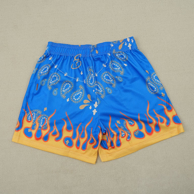 Eric Emanuel EE Basic Short Blue Paisley Flame - 7