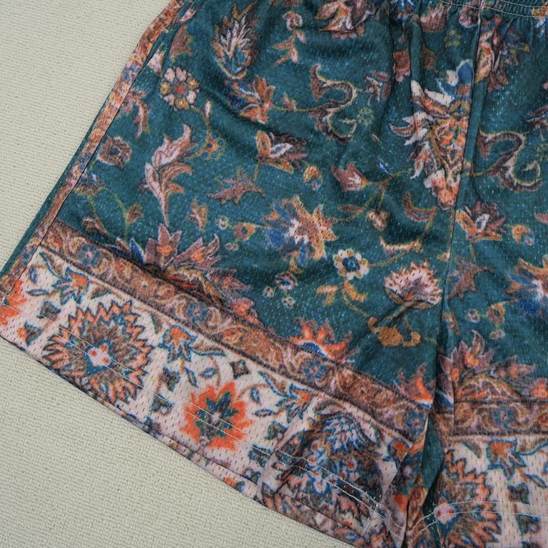 Eric Emanuel EE Basic Rug Print Short Green/White - 12