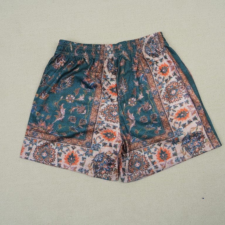 Eric Emanuel EE Basic Rug Print Short Green/White - 16