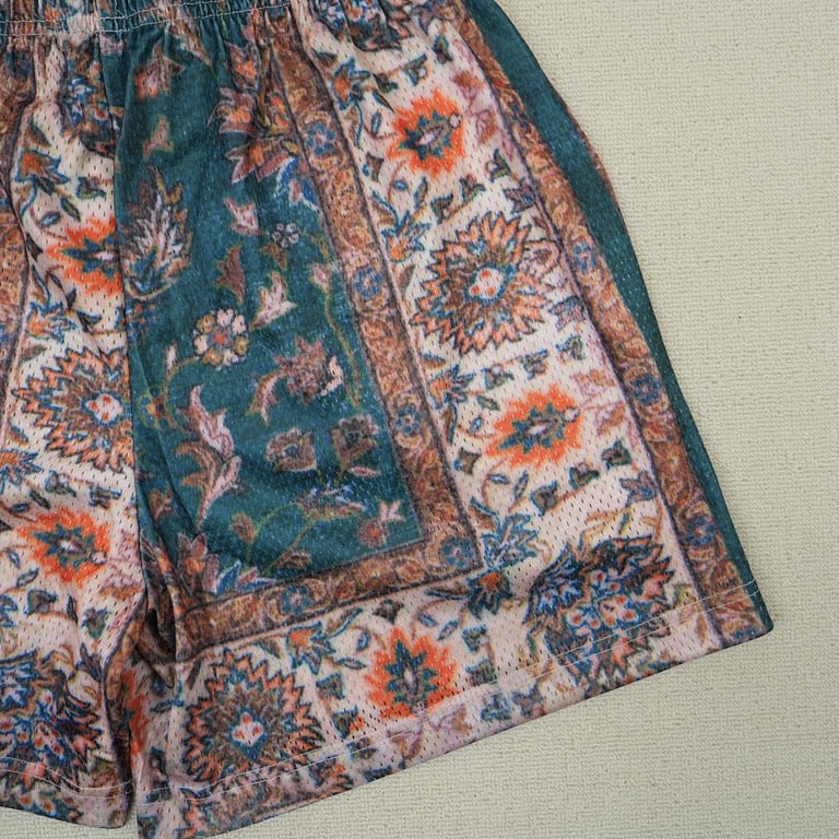 Eric Emanuel EE Basic Rug Print Short Green/White - 9