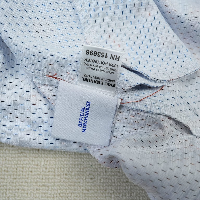 Eric Emanuel EE Basic Rug Print Short White/Blue/Tan - 11