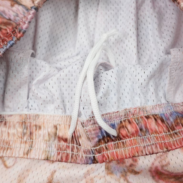 Eric Emanuel EE Basic Rug Print Short White/Pink - 13