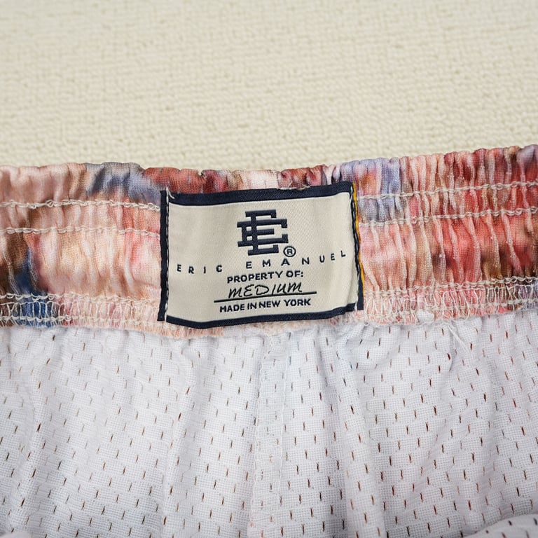 Eric Emanuel EE Basic Rug Print Short White/Pink - 6