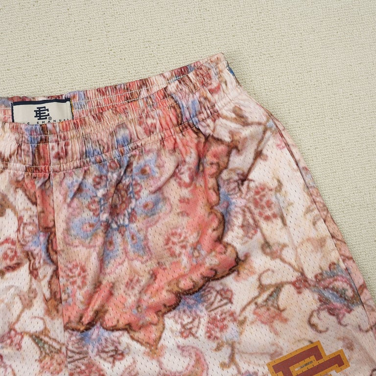 Eric Emanuel EE Basic Rug Print Short White/Pink - 8