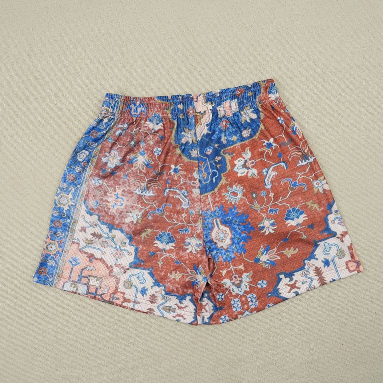 Eric Emanuel EE Basic Rug Print Short White/Navy - 11