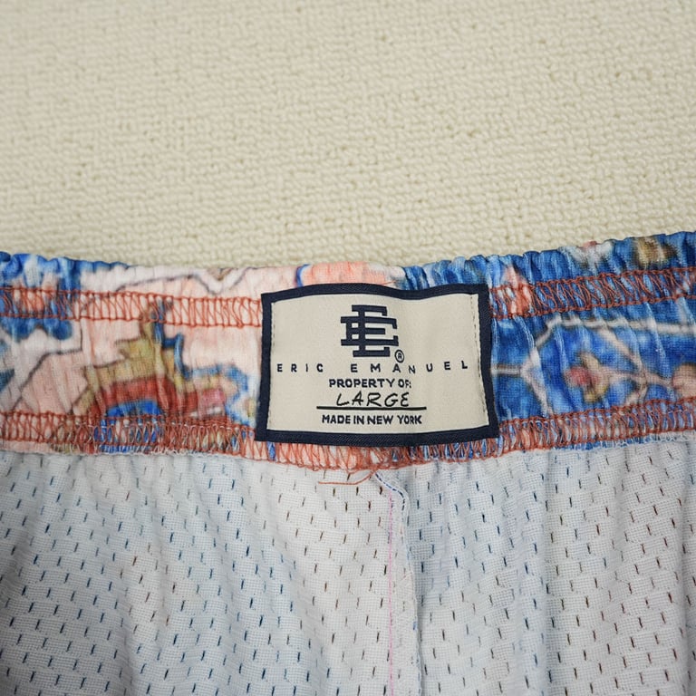 Eric Emanuel EE Basic Rug Print Short White/Navy - 6