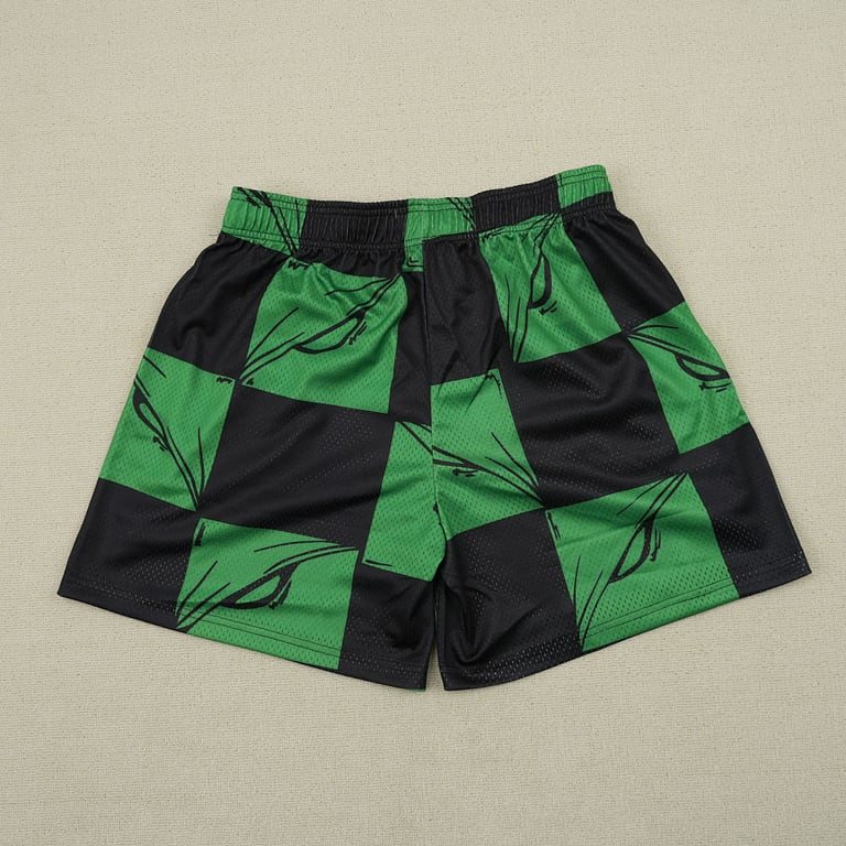 Eric Emanuel x Matty Boy EE Shorts 99 Eyes Slime/Orange - 13