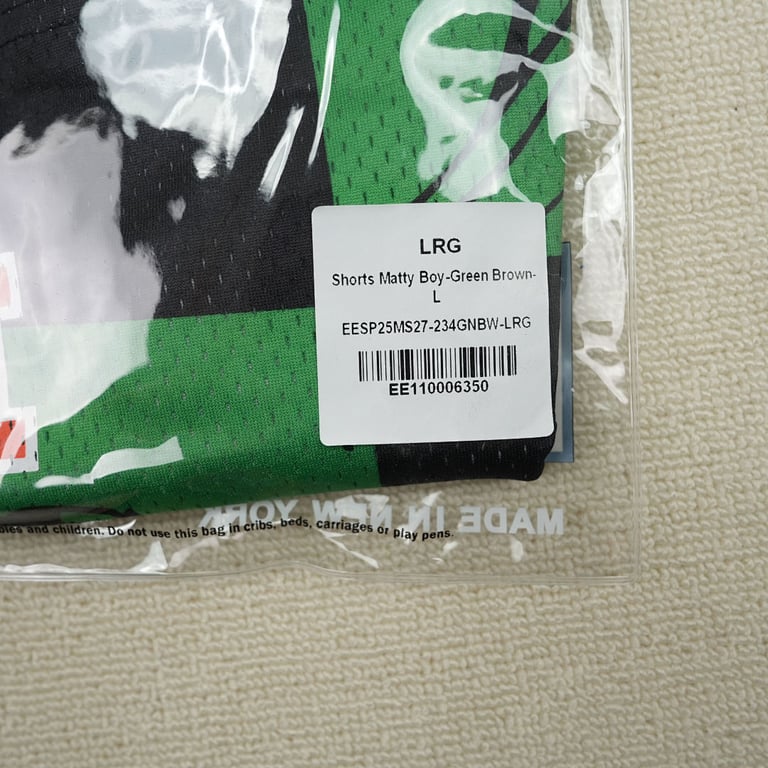 Eric Emanuel x Matty Boy EE Shorts 99 Eyes Slime/Orange - 3