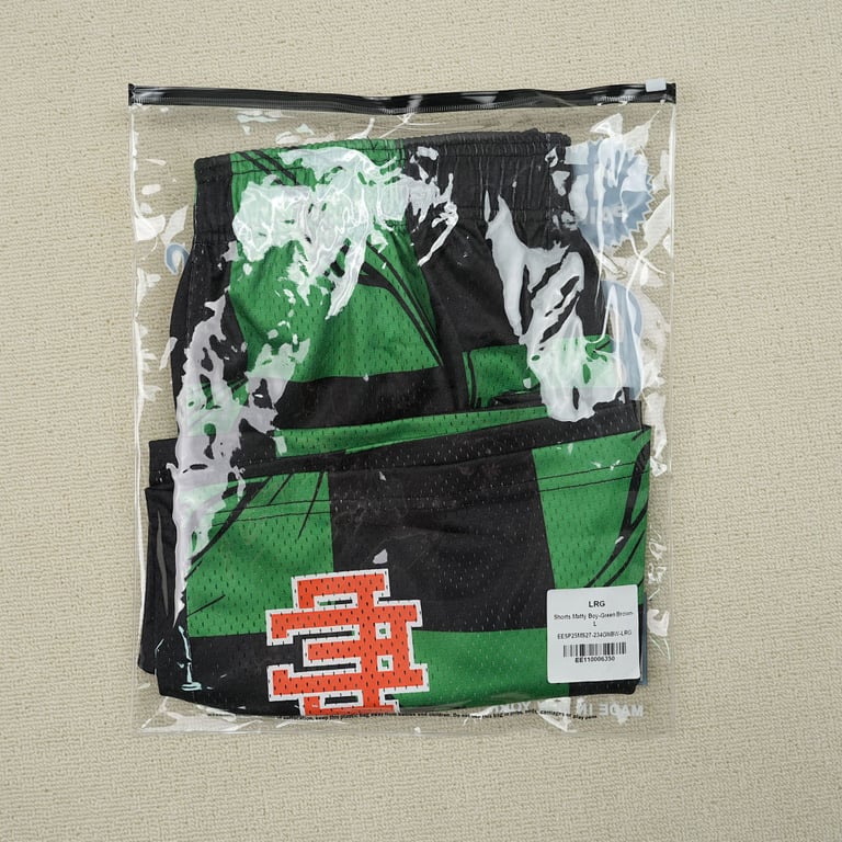 Eric Emanuel x Matty Boy EE Shorts 99 Eyes Slime/Orange - 4