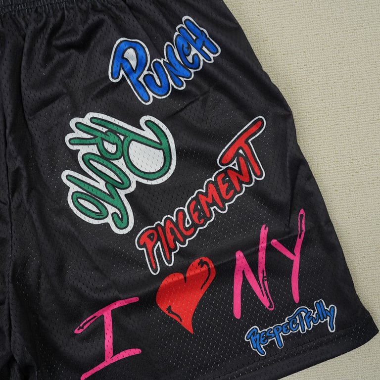 Eric Emanuel x Matty Boy EE Shorts Black/Blue - 13