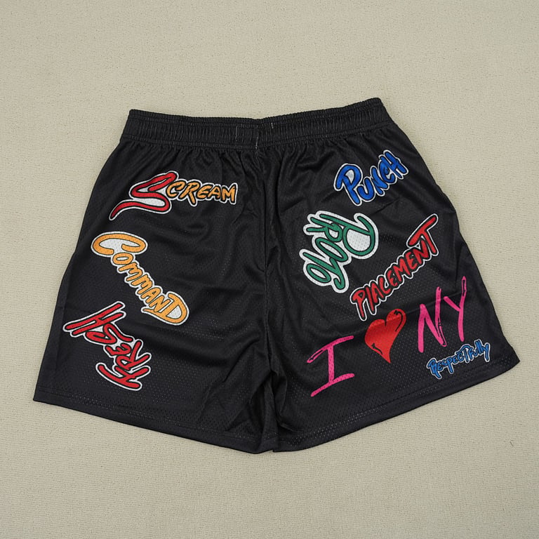 Eric Emanuel x Matty Boy EE Shorts Black/Blue - 17