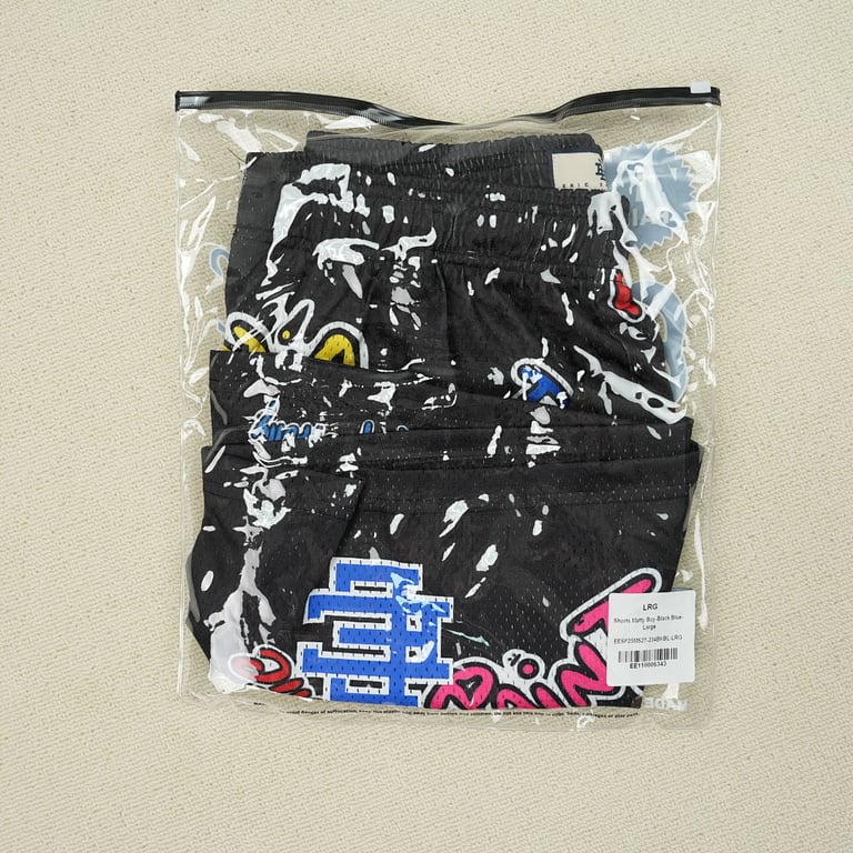 Eric Emanuel x Matty Boy EE Shorts Black/Blue - 3