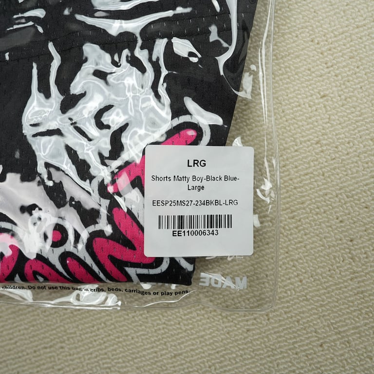 Eric Emanuel x Matty Boy EE Shorts Black/Blue - 4
