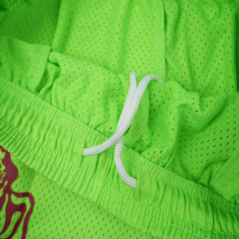 Eric Emanuel x Warren Lotas Shorts Green/Red - 12