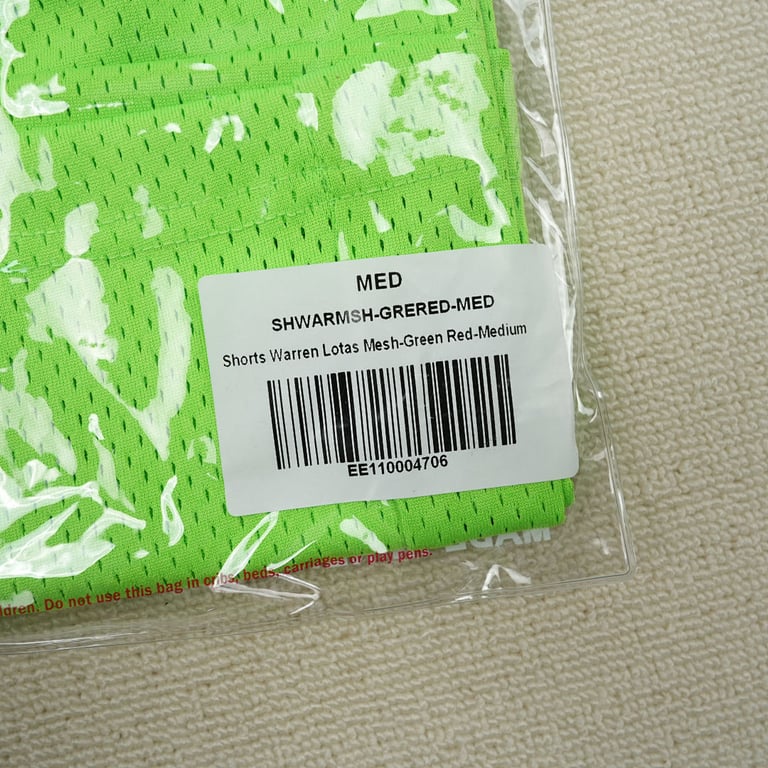 Eric Emanuel x Warren Lotas Shorts Green/Red - 5