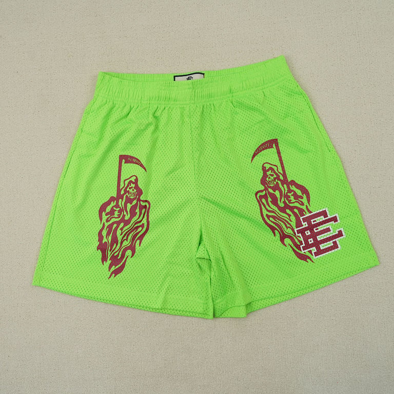 Eric Emanuel x Warren Lotas Shorts Green/Red - 7
