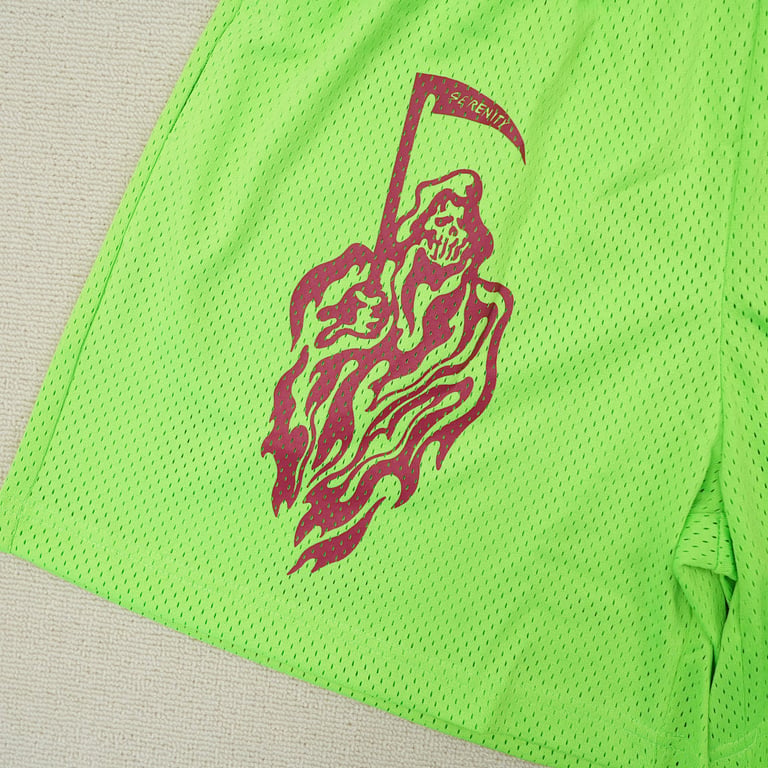 Eric Emanuel x Warren Lotas Shorts Green/Red - 8