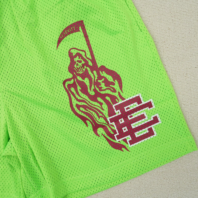 Eric Emanuel x Warren Lotas Shorts Green/Red - 9