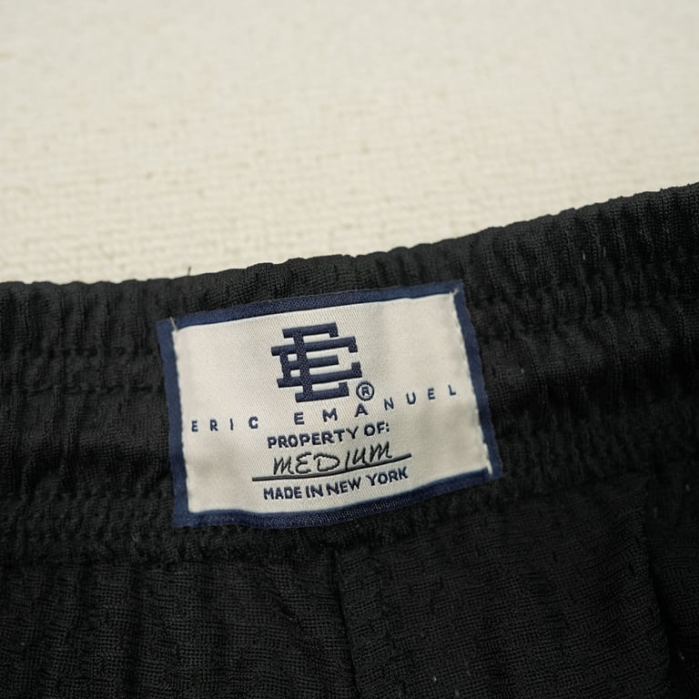Eric Emanuel x Warren Lotas Mesh Shorts Black/White - 14