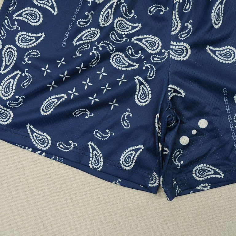 Eric Emanuel EE Basic Short SS25 Navy Paisley - 12