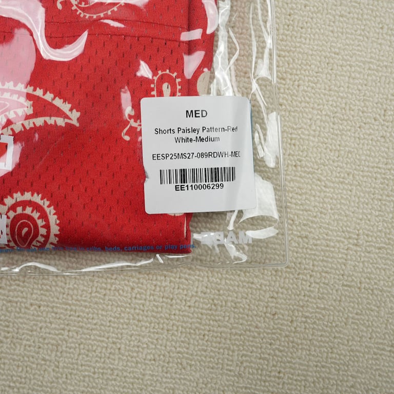 Eric Emanuel EE Basic Short SS25 Red Paisley - 4