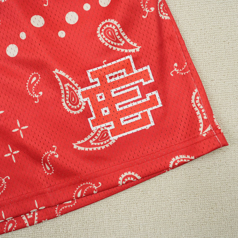 Eric Emanuel EE Basic Short SS25 Red Paisley - 6