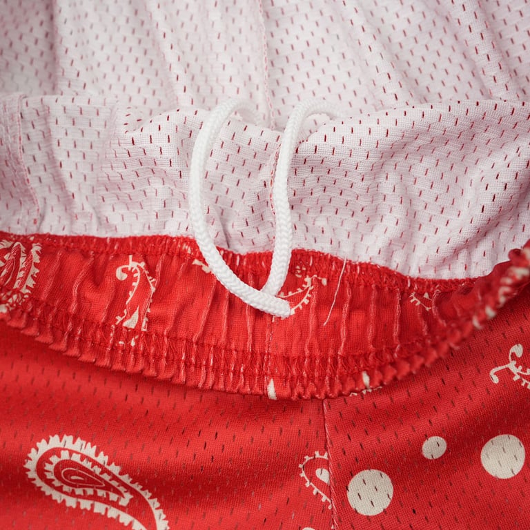 Eric Emanuel EE Basic Short SS25 Red Paisley - 7
