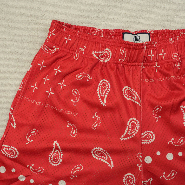 Eric Emanuel EE Basic Short SS25 Red Paisley - 9