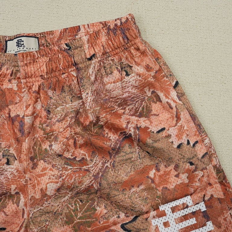 Eric Emanuel EE Basic Short Orange Leafy Camo - 10