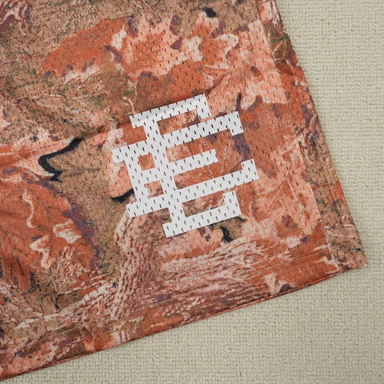 Eric Emanuel EE Basic Short Orange Leafy Camo - 5