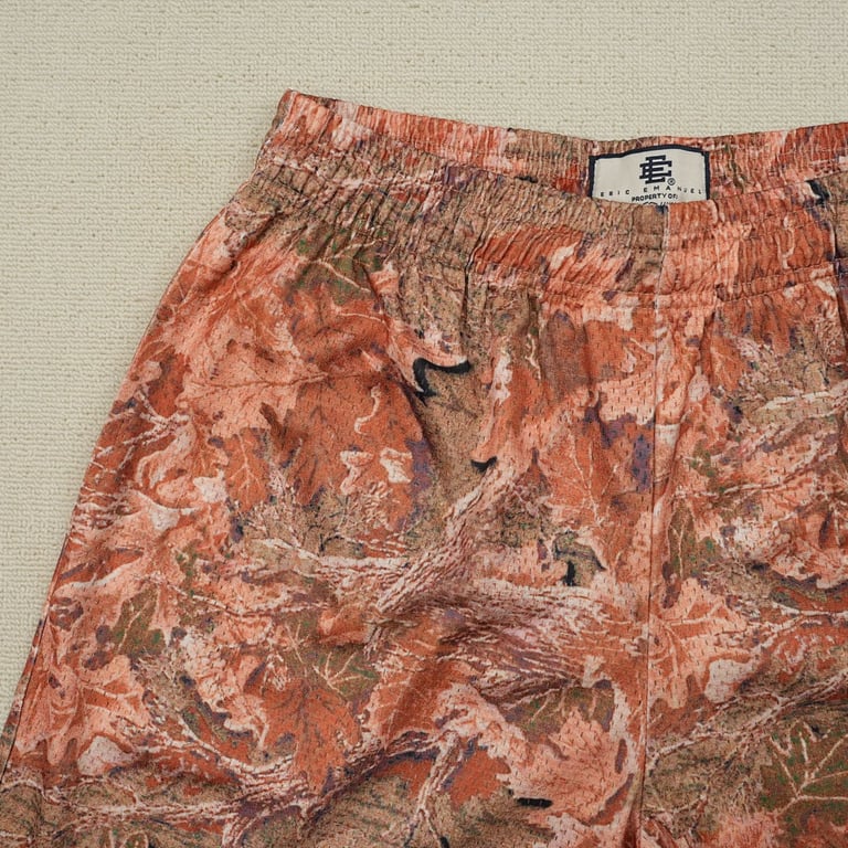 Eric Emanuel EE Basic Short Orange Leafy Camo - 9