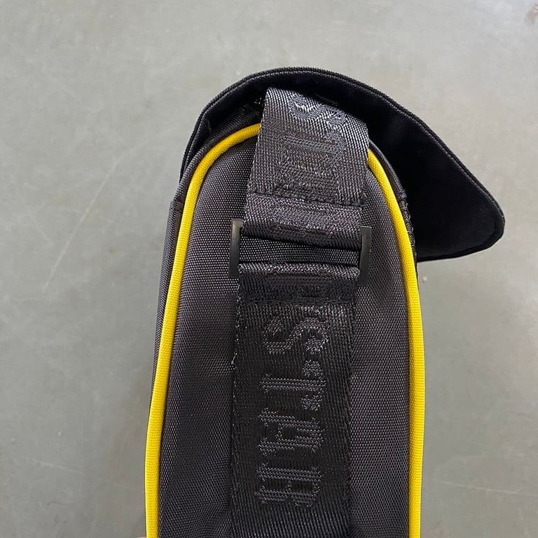 Trapstar Irongate T Cross-Body Bag Black/Yellow - 7