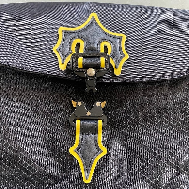 Trapstar Irongate T Cross-Body Bag Black/Yellow - 8