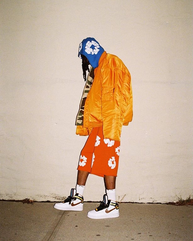 Denim Tears Cotton Wreath Shorts - 3